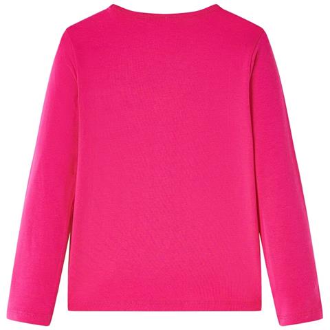 Maglietta Da Bambina A Maniche Lunghe Fucsia 140 - Foto 2