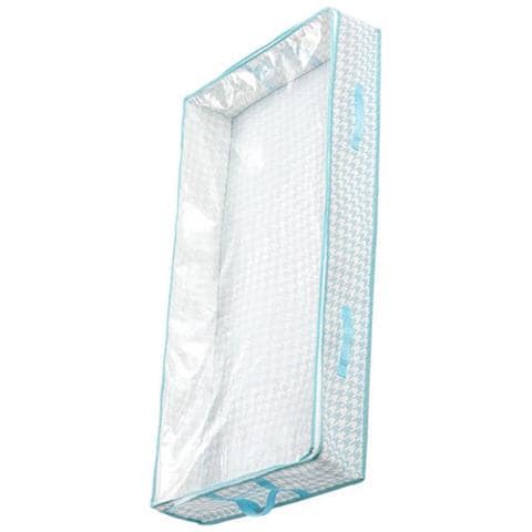 Borsa Portaoggetti Sotto Il Letto, Organizer Per Vestiti Con Coperchio Blue - Foto 1