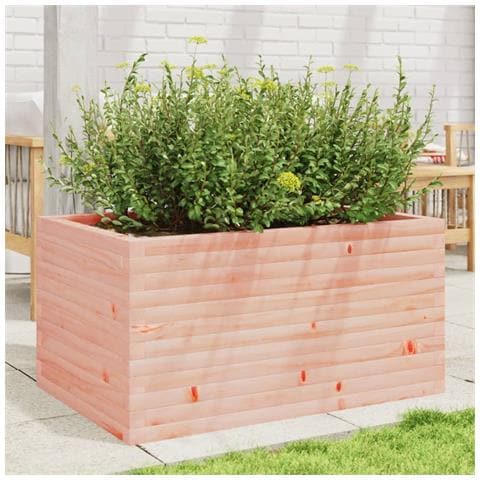 Fioriera Da Giardino 90x60x45,5 Cm In Legno Massello Di Douglas - Foto 3