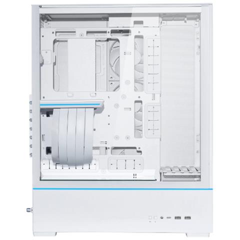 Case SUP01W Midi Tower Micro-ATX / ATX / Mini-ITX Ventole 3X 120 mm Colore Bianco - Foto 2