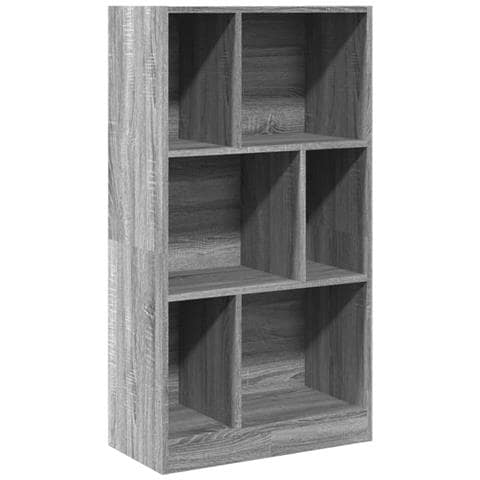Lusso Casadino - Libreria Grigio Sonoma 57x28,5x107,5 Cm In Legno Multistrato - Foto 1