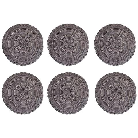 Set Di 6 Tovagliette Darkgrey - Foto 1
