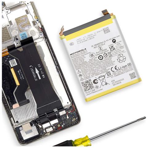 Batteria Di Ricambio Qv45 Edge 50 Ultra Service Pack, Bianco - Foto 8