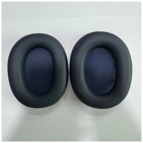 Cuscinetti Auricolari Di Ricambio In Pelle Proteica Blu Compatibili Con Sony Wh-1000xm6 (2 Pezzi) - Foto 2