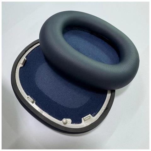 Cuscinetti Auricolari Di Ricambio In Pelle Proteica Blu Compatibili Con Sony Wh-1000xm6 (2 Pezzi) - Foto 5