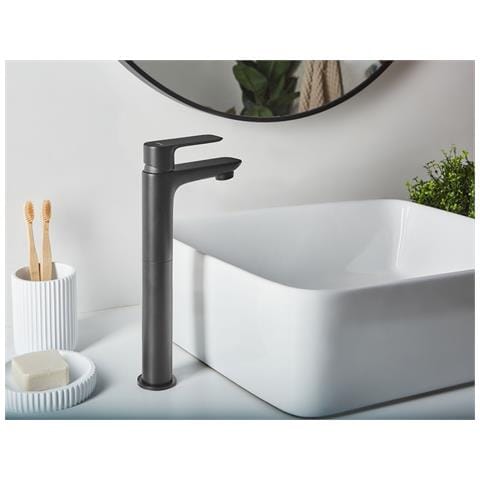 Miscelatore Per Lavabo Alto Chimbote Ottone Nero - Foto 1