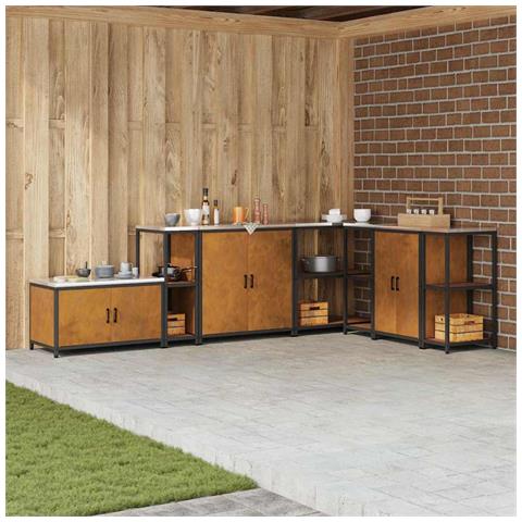 Mensola per il deposito in cucina con lo scaffale Ruggine - Foto 2