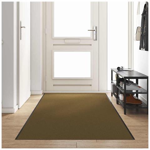 Tappetino Marrone e Nero 120 x 350 cm Poliammide e PVC - Foto 2