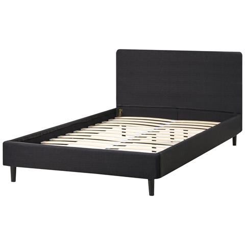 Fodera Per Struttura Letto Fitou 120 X 200 Cm Nero - Foto 8