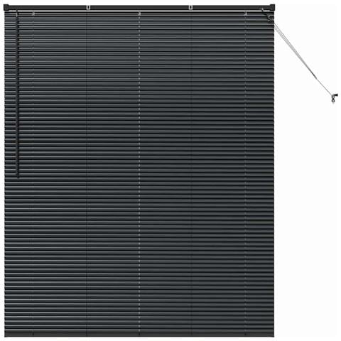 Tenda per Finestra con tende Nero Alluminio - Foto 1