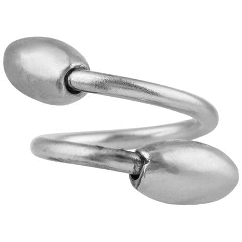 Anello A Doppia Goccia, Placcato Argento Sterling 925 - Foto 2