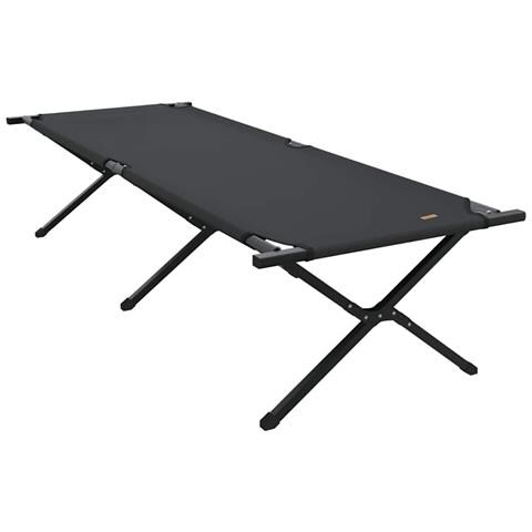 Letto da campeggio pieghevole Nero Tessuto Oxford - Foto 1