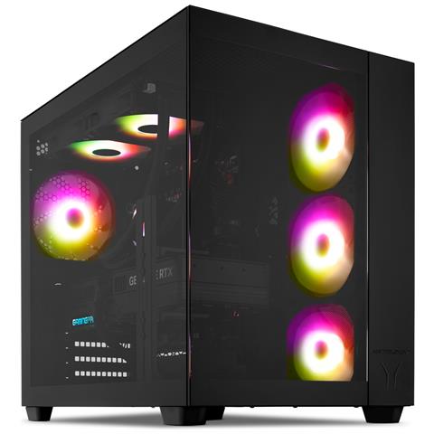 ERAZER Tank X15 AMD Ryzen™ 7 7800X3D 32 GB DDR5-SDRAM 2 TB SSD NVIDIA GeForce RTX 5070 Windows 11 Home PC Nero - Foto 2