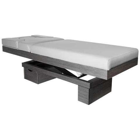 Lettino cosmetico SPA Wood 815B grigio chiaro riscaldato - Foto 2