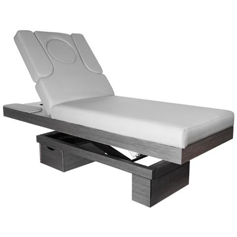 Lettino cosmetico SPA Wood 815B grigio chiaro riscaldato - Foto 1