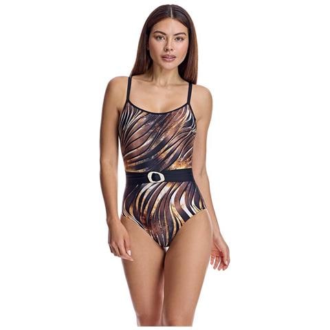 W251281 Costume Da Bagno Da Donna Con Scollo Tondo - Foto 1