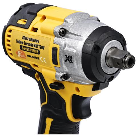 Set Elettroutensili Yellow Tornado Kuyt20v + Yellow Storm Sys20v - 2 Batterie 4ah, 21v, 350 Nm | Lavori Meccanici E Costruzioni - Foto 8