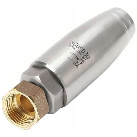 Ugello Rotante Turbosteel 030-m18 Inox - 350 Bar, Acciaio Inox, Filettatura M18 | Compatibile Con Idropulitrice Kärcher Hd Hds - Foto 2