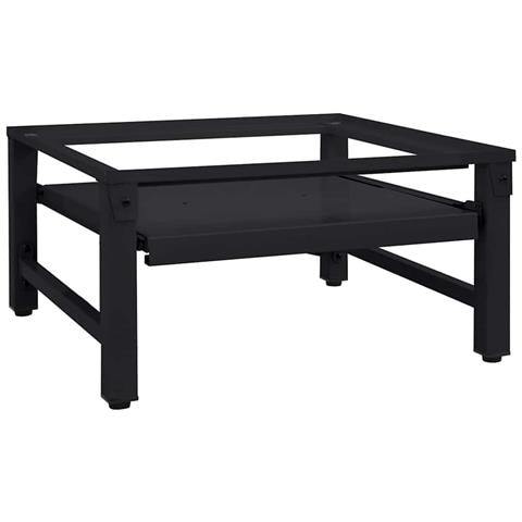 Pedestallo per Lavatrice Nero 62 x 60,5 x 32,5 cm Acciaio - Foto 1