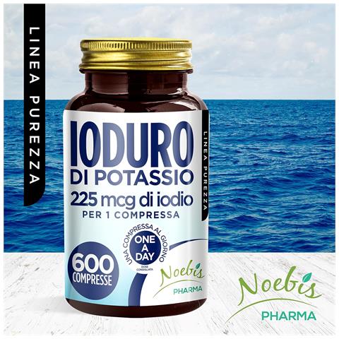 Ioduro di Potassio 225 mcg 600 Compresse - Iodio ad Alto Dosaggio - Tiroide, Metabolismo Energetico e Funzioni Cognitive (Confezione quadrupla) - Foto 5