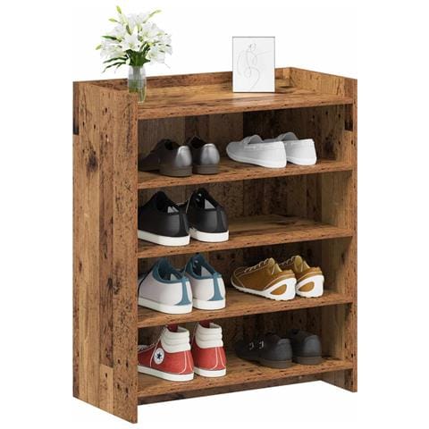 Mobile per scarpe Legno antico 73,5 x 36 x 92 cm - Foto 2