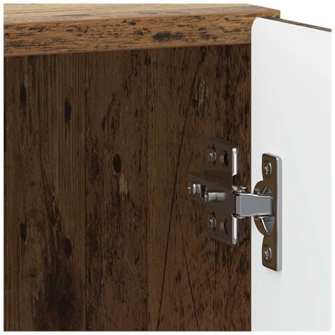 Armadio da Notte 2 pcs Legno antico 43 x 34,5 x 50 cm - Foto 9