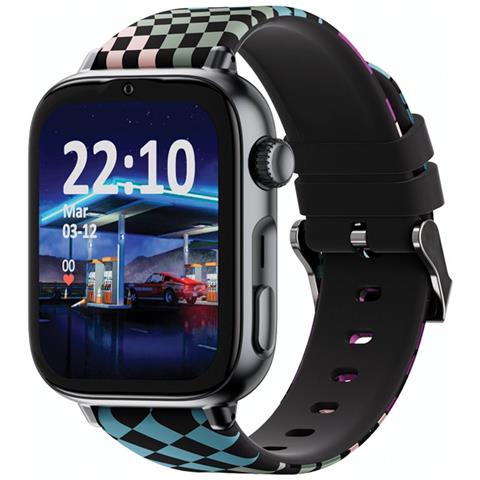 SaveWatch Plus 2 4,7 cm (1.85") AMOLED Digitale 410 x 502 Pixel Touch screen 4G Nero Wi-Fi GPS (satellitare) - Foto 1