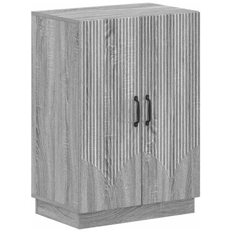 Mobile per scarpe HOORN 59,5 x 39,5 x 87 cm Sonoma grigio - Foto 1