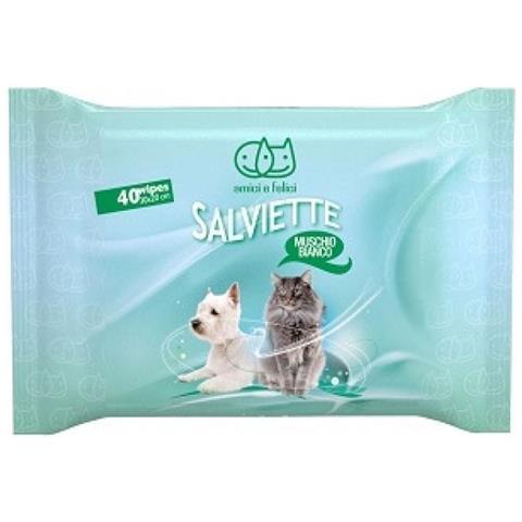 Salviette Muschio Bianco 40 Salviettine - Foto 1