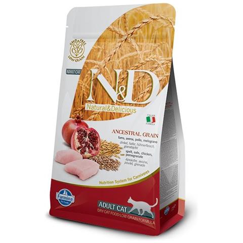 N&d Low Grain Gatto Sterilizzato, Pollo E Melograno Gr. 300 - Foto 1