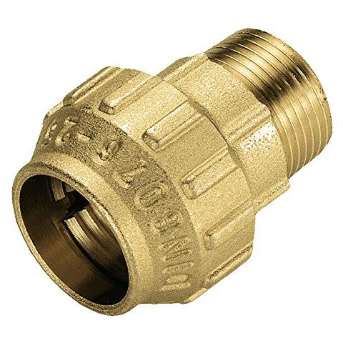 Tubi Di Irrigazione Raccordo A Vite Per Tubo Pe Hd, A 32ã? â mm, B 1ã? â filettatura Esterna, Multicolore - Foto 1