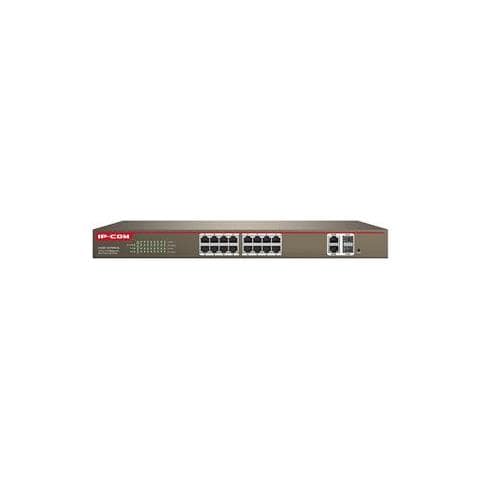 ver Switch Managed 16 Porte 100m+2 Port Gigabit Tp / sfp Combo Poe Grey - Foto 1
