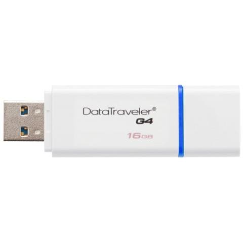 Dtig4/16gb Datatraveler Memoria Flash, Usb 3.0, 16 Gb, Bianco / blu - Foto 4