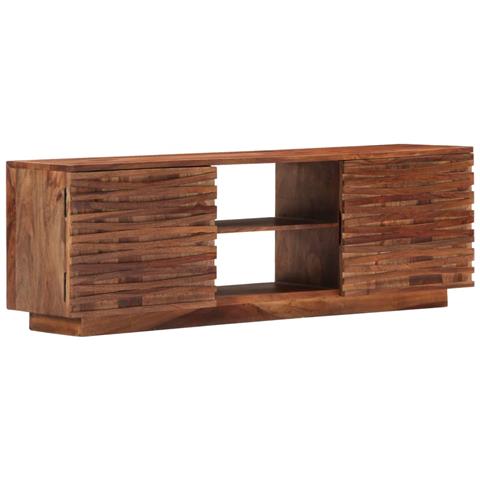 Mobile Porta TV 120x30x40 cm in Legno Massello di Sheesham - Foto 1