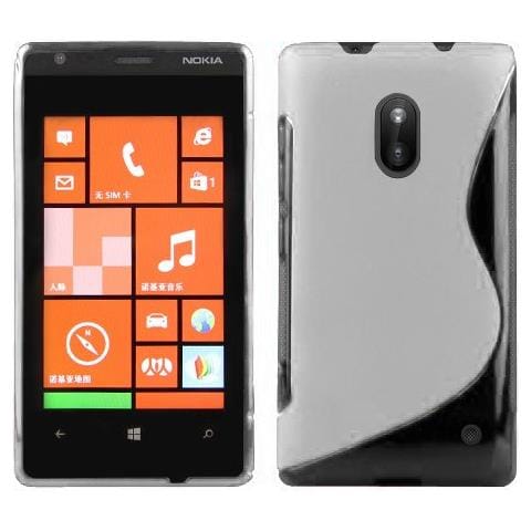 Custodia Compatibile Con Nokia Lumia 620 In Semi Transparente - Coperchio Protettivo In Silicone Tpu Flessibile - Foto 1