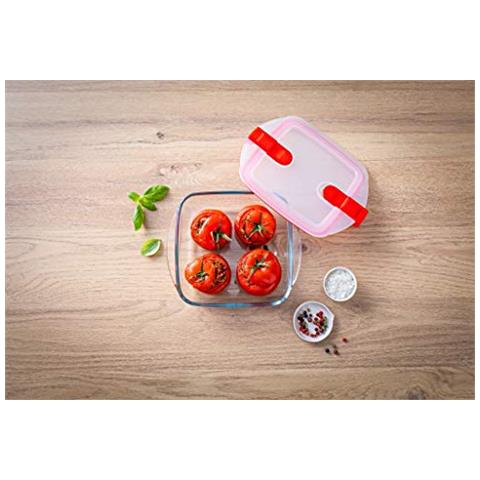 Contenitore Con Coperchio Quadro 25x22xh7 Cm - Foto 7