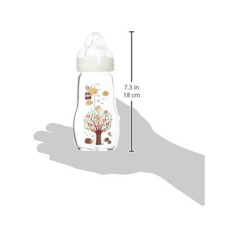 Mam Bottiglia In Vetro 260 Ml 0+ Mesi Flusso Tipo 2 Colore: Bianco - Foto 2