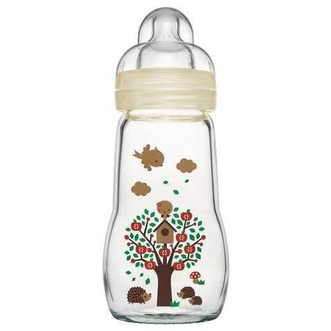 Mam Bottiglia In Vetro 260 Ml 0+ Mesi Flusso Tipo 2 Colore: Bianco - Foto 3