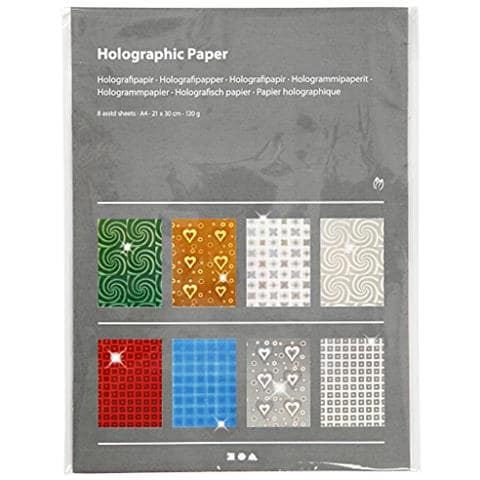 Carta Olografica, Formato A4, 21 X 30 Cm, 120 G, 80 Fogli - Foto 2