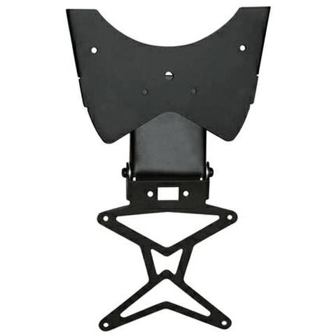 Porta Targa Inclinazione Regolabile Universale Moto Honda Yamaha Kavasaki Nero - Foto 1