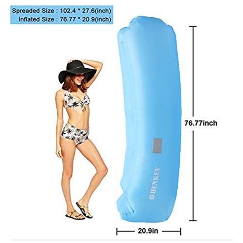 Gonfiabile Lounger 2020 Aggiornamento Impermeabile Anti-aria Che Perde Aria Divano Con Portatile Pacchetto Gonfiabile Divano E Air Chair Per Il Viaggio Campeggio Escursioni E Feste In Spiaggia - Foto 2