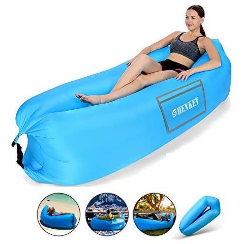 Gonfiabile Lounger 2020 Aggiornamento Impermeabile Anti-aria Che Perde Aria Divano Con Portatile Pacchetto Gonfiabile Divano E Air Chair Per Il Viaggio Campeggio Escursioni E Feste In Spiaggia - Foto 1