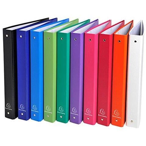 Pp Coperto A4 Raccoglitore Ad Anelli 2 Anelli 40mm Spine Nero - Foto 4