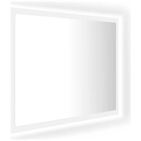 Specchio da Bagno con LED Bianco 60x8,5x37 cm in Acrilico - Foto 1