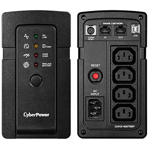 Ups Rt650ei 650va / 400w Interactive Lcd Usb 4xiec Outlet In - Foto 1