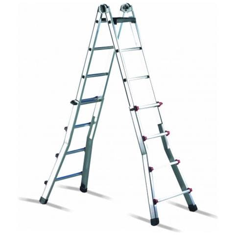 Scala Telescopica Alluminio 9m Capacità 150kg - Foto 1