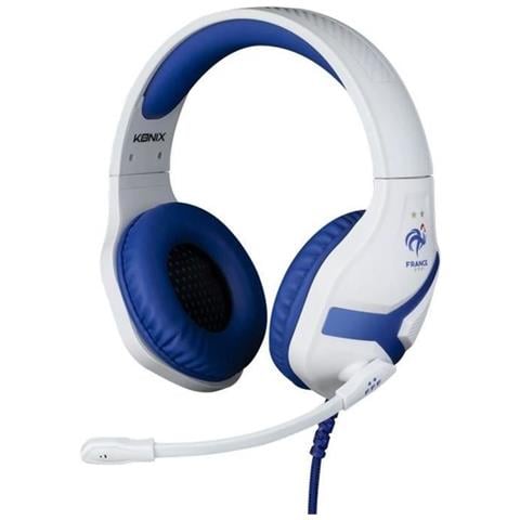 Cuffie Da Gioco - - Nemesis - Bianco - Playstation / Xbox / Nintendo / Smartphone / Tablet - Fff Con Licenza Ufficiale - Foto 1