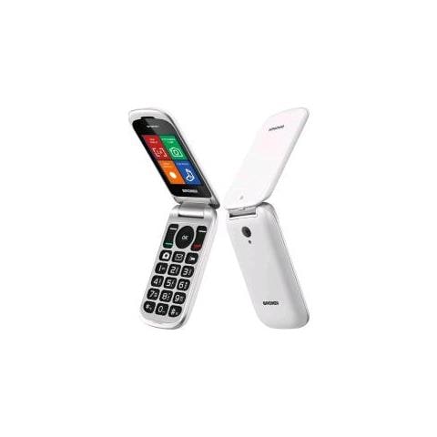 Cellulare Stone+ Clamshell Dual Sim 2,4" Gsm Quadri Band Bianco - Foto 1