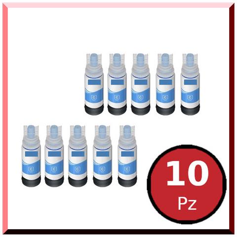 Inchiostro Gi-51c Ciano 4546c001 Serbatoio Flacone Compatibile Per Canon Pixma G1520,1560,2520,2560 Gi51 70ml - Foto 2