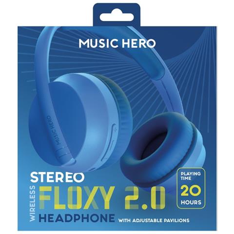 Floxy 2.0 Cuffie Wireless A Padiglione Musica e Chiamate USB tipo-C Bluetooth Blu - Foto 3